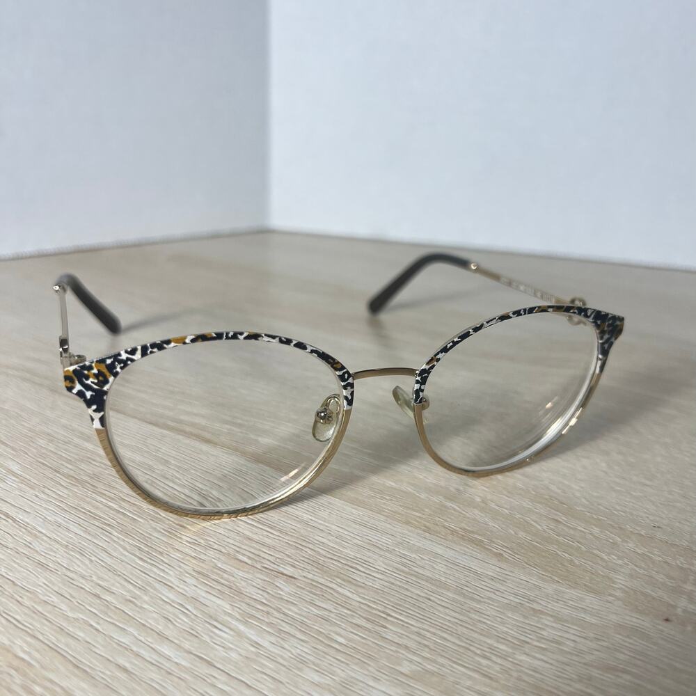 Sonia Rykiel SR7371 C02 Camo Gold Eyeglasses Frames Only 51-18-140